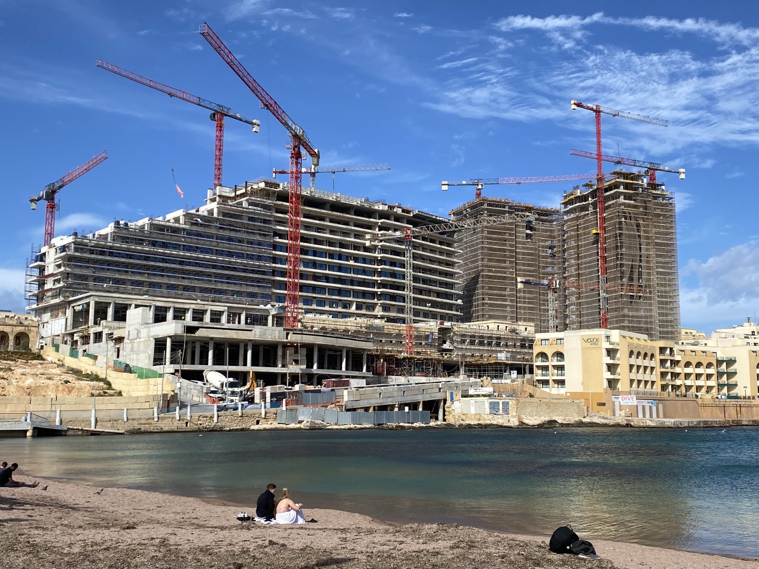 Cantiere iniziale particolarmente complesso a Malta presso Hard Rock Hotel