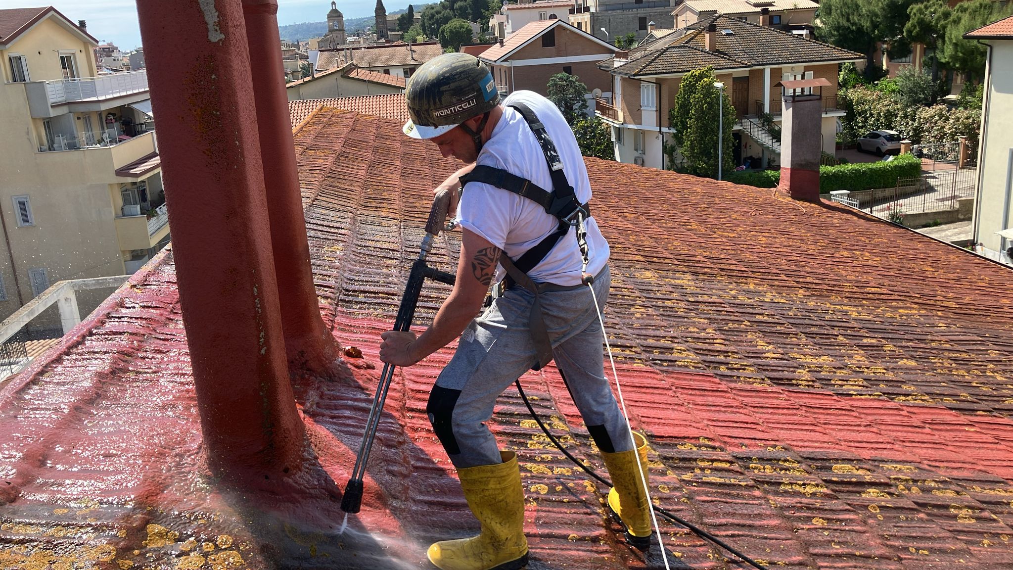 Porto San Giorgio durante applicazione Sistema Tornado