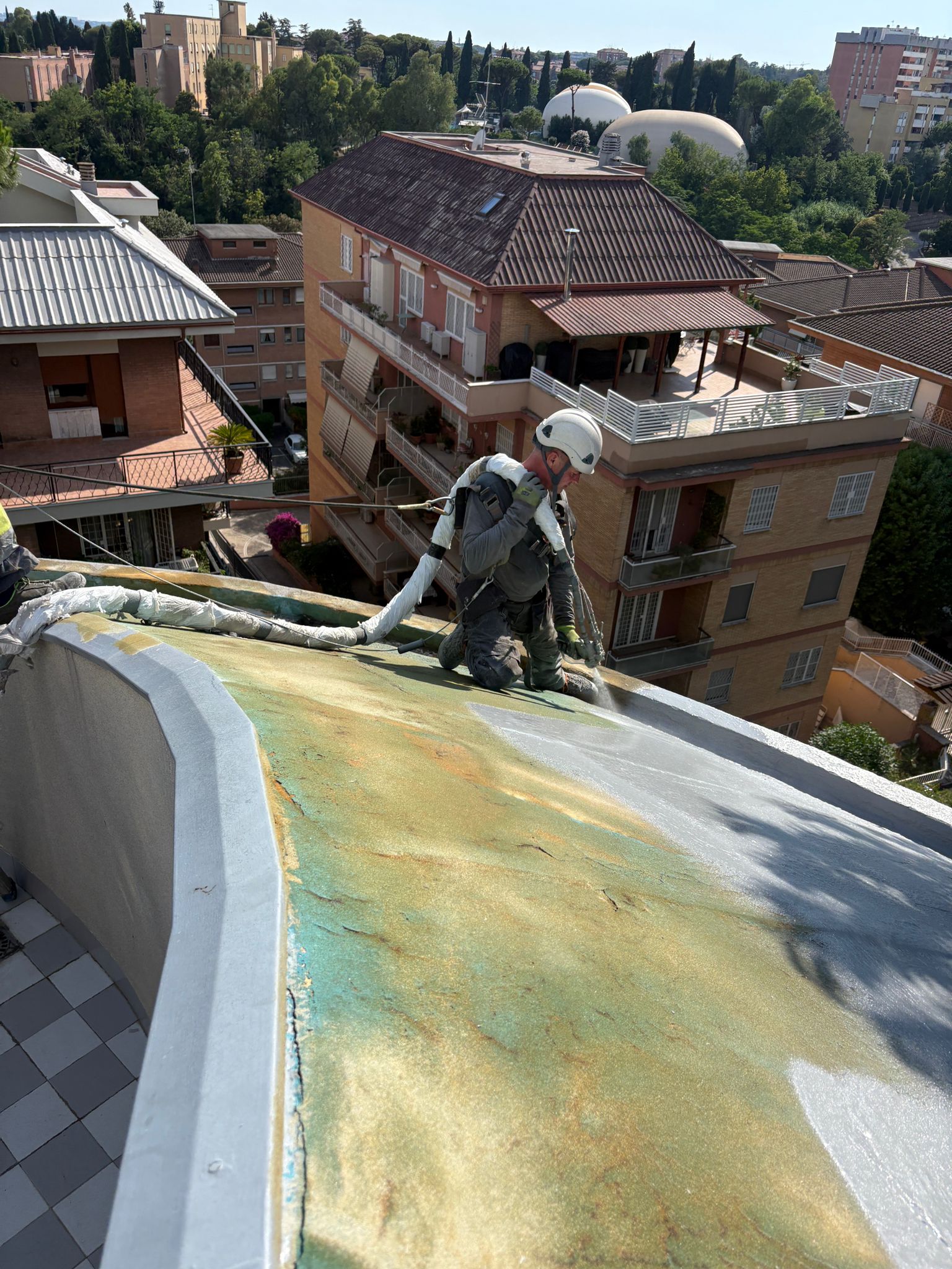 Roma condominio preparazione guaina ammalorata