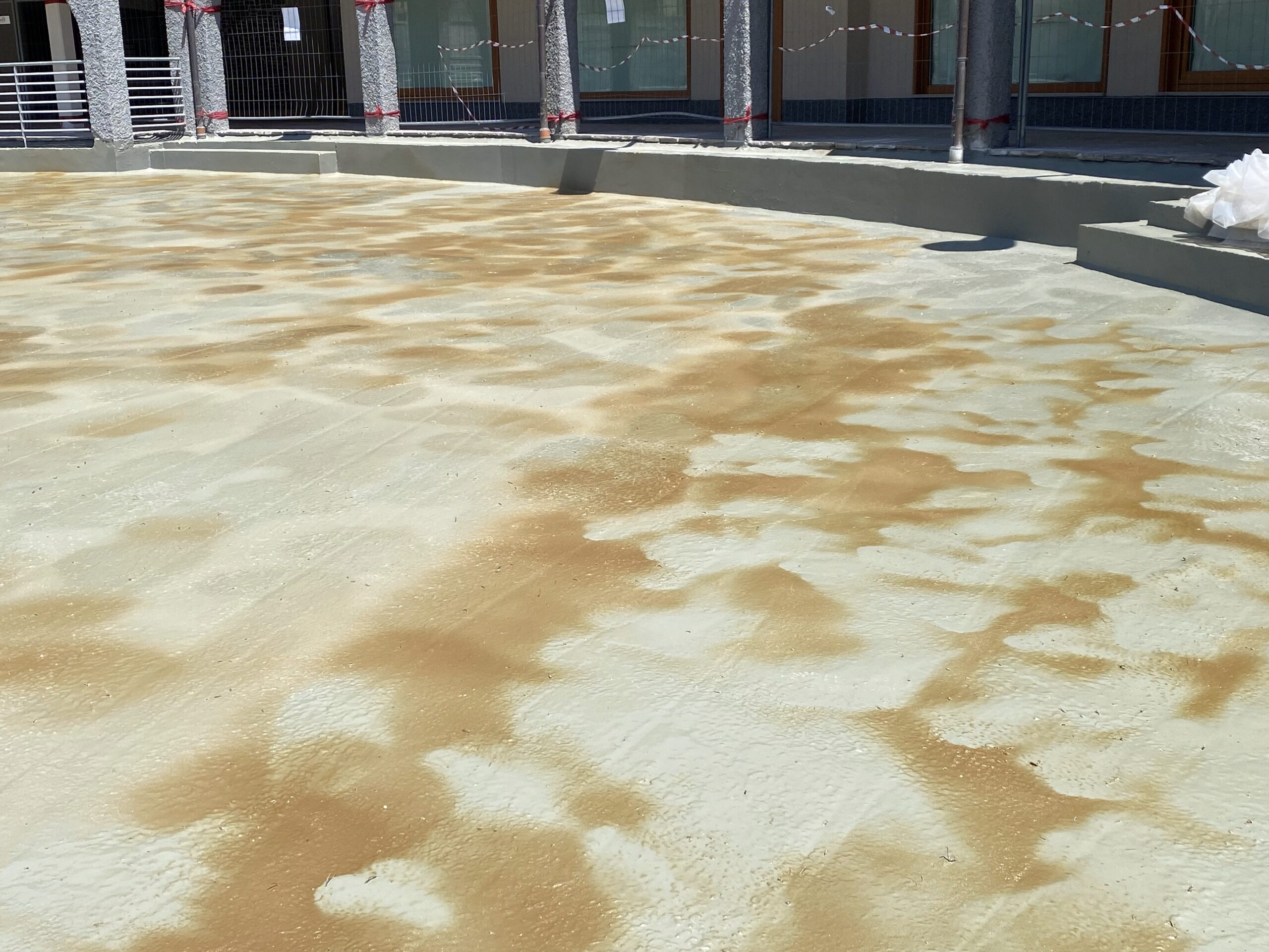 Tarvisio vecchia impermeabilizzazione danneggiata