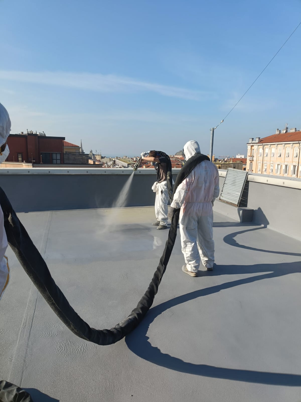Applicazione poliurea RAI Trieste